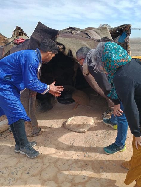 Meeting the desert Nomads