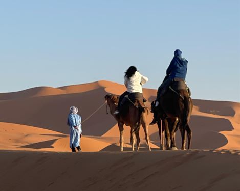Sunset Camel Ride in Merzouga - Sahara Desert Trip.