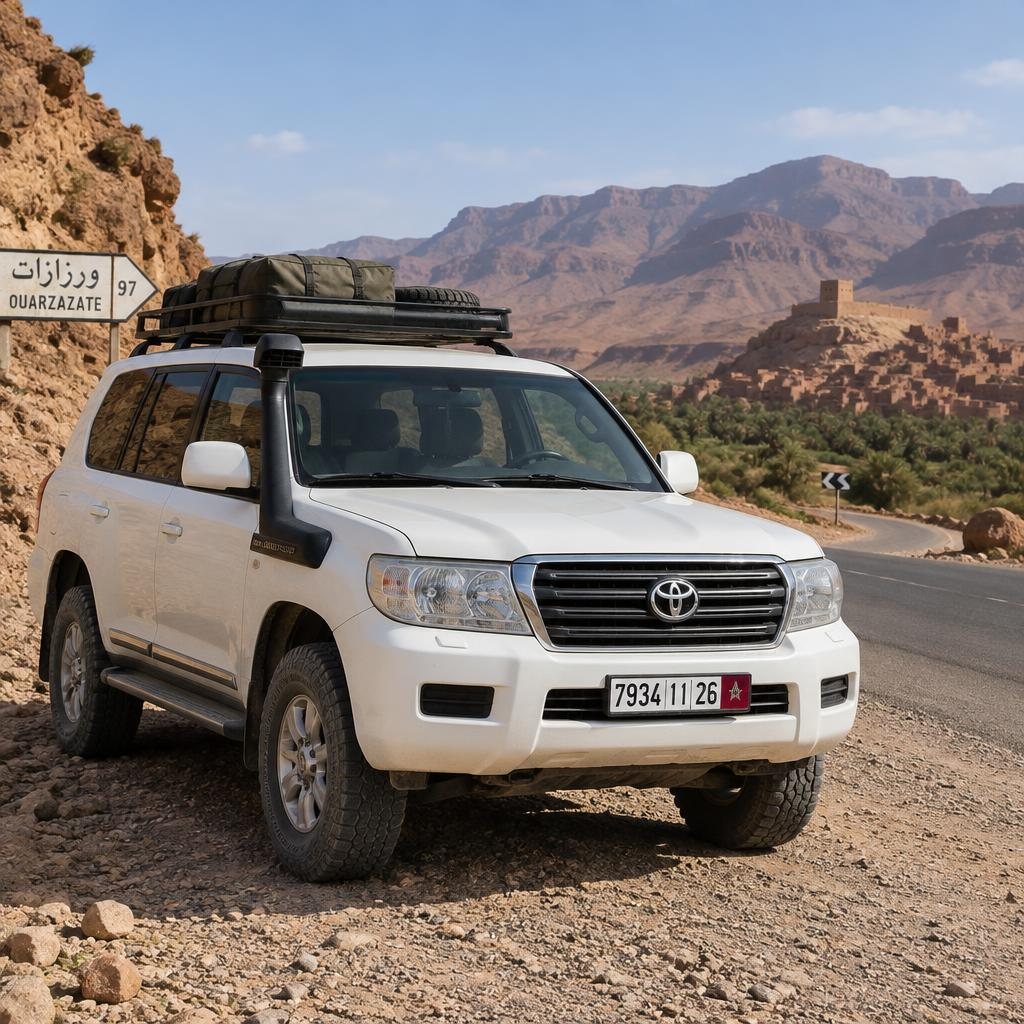4x4 vehicle for desert tours